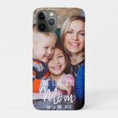 愛する母パーソナライズされたの写真贈り物 Case-Mate iPhoneケース (裏)