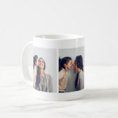 愛する母娘の写真コラージュマグ コーヒーマグカップ (正面左)