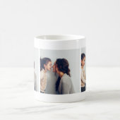 愛する母娘の写真コラージュマグ コーヒーマグカップ (中央)