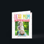 愛する母親の日の写真カード カード<br><div class="desc">ベリー·感じベリー·スイートの、この甘いマザーズ·デイ·カードで、愛する人を作り上げる。</div>