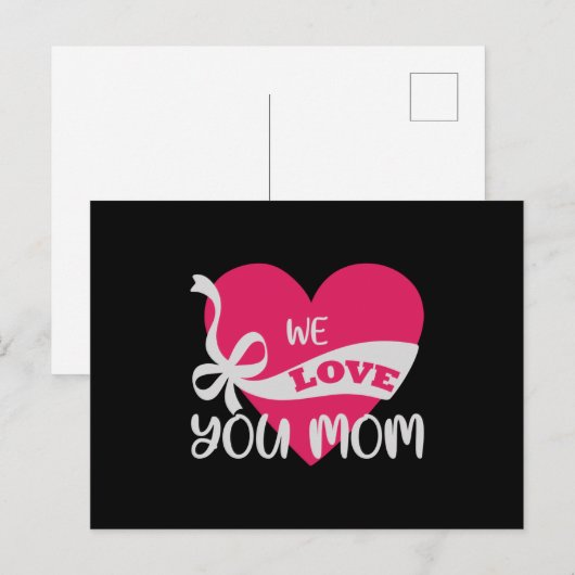 『愛する母』 ポストカード (正面/裏面)