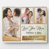 愛する母：私の女王、私のインスピレーション フォトプラーク (正面)