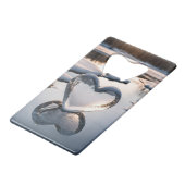 愛する氷の冷たいハート クレジットカード栓抜き (裏面アングル)