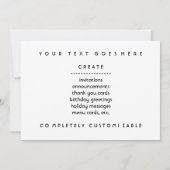 愛する池 招待状 (裏面)