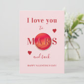 愛する火星教室バレンタインデー シーズンカード (スタンド正面)