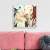 愛する牛 キャンバスプリント (インサイチュ (リビング))