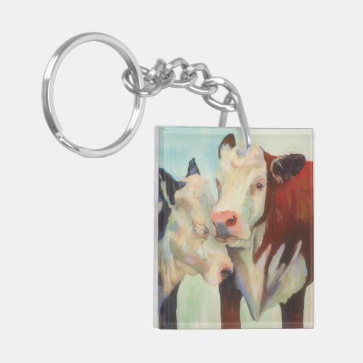 愛する牛 キーホルダー (正面左)
