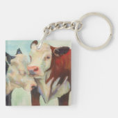 愛する牛 キーホルダー (裏面)