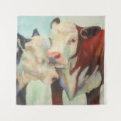 愛する牛 タペストリー (正面(横))