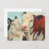 愛する牛 ポストカード (正面/裏面)