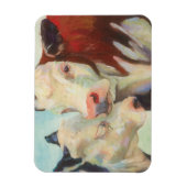 愛する牛 マグネット (縦)