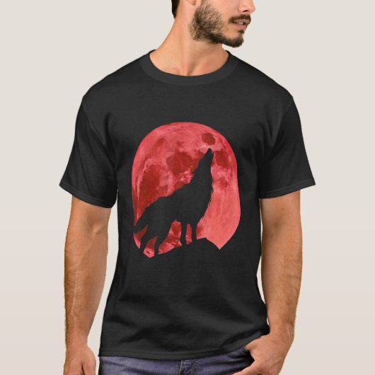 愛する狼の狼の月2 Tシャツ (正面)