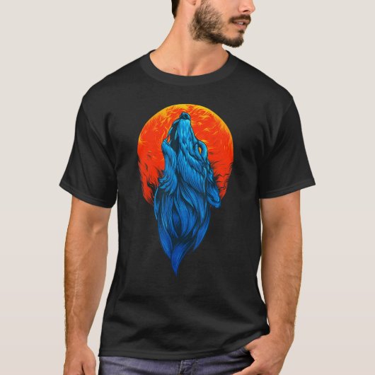 愛する狼の狼の月6 Tシャツ (正面)