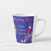 愛する猫からのラテカスタムバレンタイン カフェラテマグ (右)