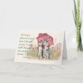 愛する猫たちと記念日おめでとう カード (正面)