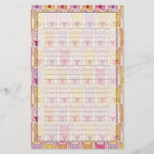 愛する猫と可愛いハート 便箋 (正面)