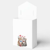 愛する猫のカップル フェイバーボックス (オープン)