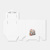 愛する猫のカップル フェイバーボックス (折り畳みなし)