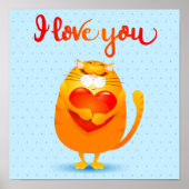 愛する猫 ポスター (正面)