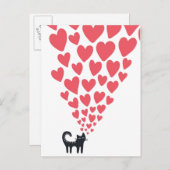 愛する猫 ポストカード (正面/裏面)