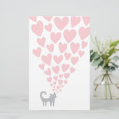 愛する猫 便箋 (スタンド正面)