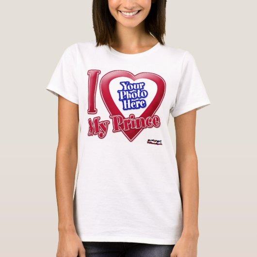 愛する王子様 - 写真 Tシャツ (正面)