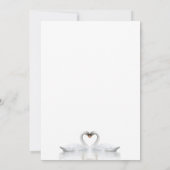 愛する白鳥のカップル結婚ズ 招待状 (裏面)