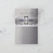 愛する白鳥~カード/招待状 ノートカード (内部)