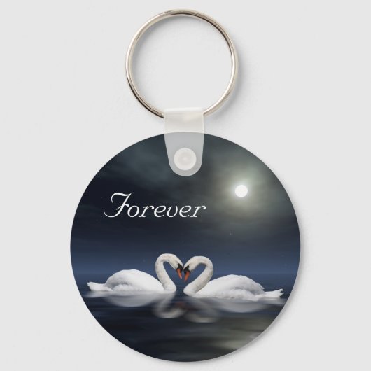 愛する白鳥 キーホルダー (正面)