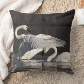愛する白鳥 クッション (ブランケット)