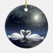 愛する白鳥 セラミックオーナメント (裏面)