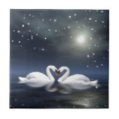 愛する白鳥 タイル (正面)