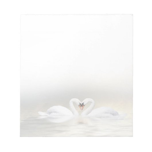 愛する白鳥 ノートパッド (正面)