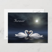 愛する白鳥 ポストカード (正面/裏面)