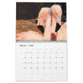 愛する白鳥、愛する鳥20XXカスタムパーソナライズされた年 カレンダー (2月 2026)