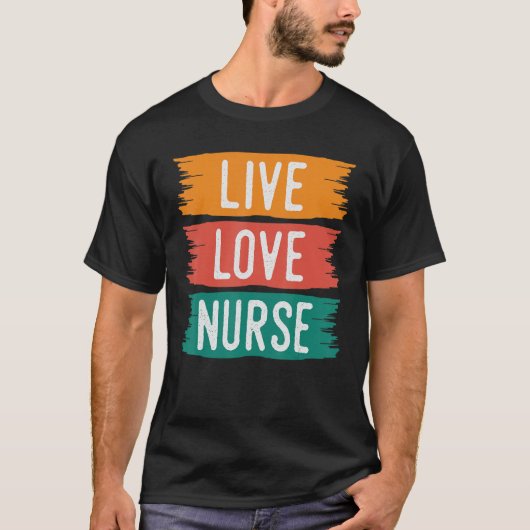 愛する看護学グレード医療従事者Cns臨床 Tシャツ (正面)
