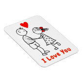 愛する磁石 – かわいいカップル マグネット (右側)