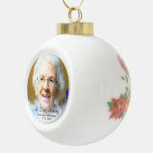 愛する祖母の記念写真 セラミックボールオーナメント (右)