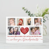 愛する祖父母へ|6枚の写真で紡ぐ愛 シーズンカード (スタンド正面)