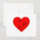 愛する神の愛ポストカード シーズンポストカード (正面/裏面)