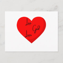 愛する神の愛ポストカード シーズンポストカード