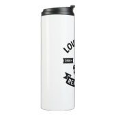 愛する神コーヒーを飲読む本キリスト教の信仰 タンブラー (回転左)