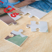 「愛する私たち」家族の写真それをパーソナライズ ジグソーパズル (側面)