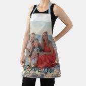 「愛する私たち」家族の写真パーソナライズ エプロン (インサイチュ)