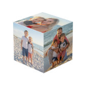 「愛する私たち」家族の写真パーソナライズ フォトキューブ (正面アングル)