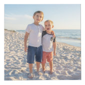 「愛する私たち」家族の写真パーソナライズ フォトキューブ (正面)