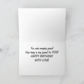 愛する私の*娘*-ハッピーバースデーカード カード (内部)