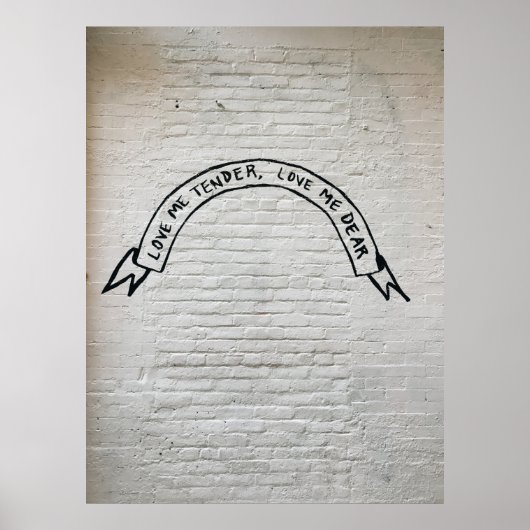 愛する私を柔らかく愛する私の壁親愛引用文 ポスター (正面)