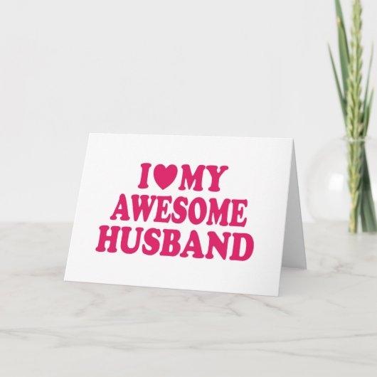 愛する素敵な夫 カード (正面)