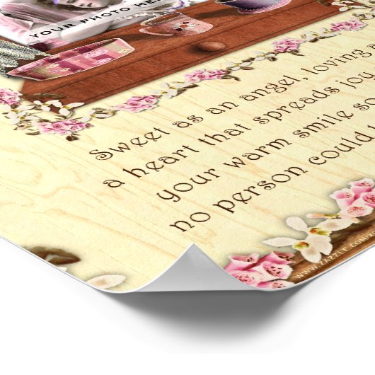 愛する素晴らし祖母8x10フォトプリントフレーム ポスター (角)